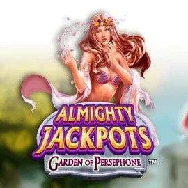 Official Jackpots logo: Almighty Jackpots: Garden of Persephone by Novomatic at Beef Casino