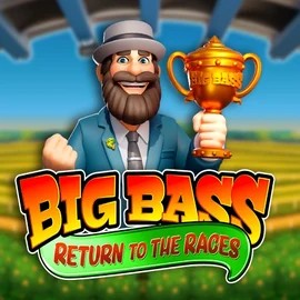 Big Bass Return to the Races online game logo by Pragmatic Play on casinobeef.eu