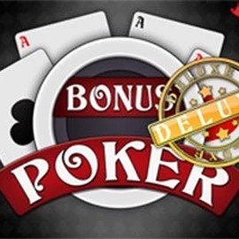 Try Bonus Poker Deluxe - 3 Hands slot by RTG (Reel Time Gaming) on casinobeef.eu – logo image