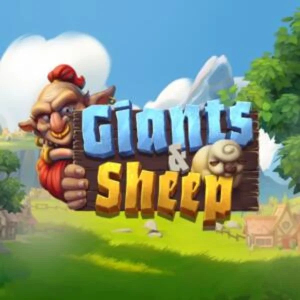 Giants and Sheep slot logo by Relax Gaming at Beef Casino
