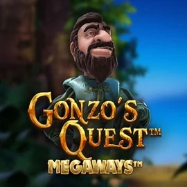 Gonzo's Quest Megaways logo – Slots by Red Tiger Gaming at Beef Casino