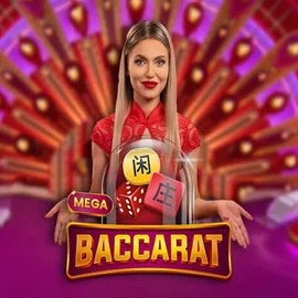 Mega Baccarat casino game by Pragmatic Play – featured logo at Beef Casino
