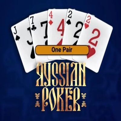 Russian Poker slot visual from OneTouch Games available on casinobeef.eu