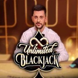 Unlimited Blackjack logo by Ezugi at Beef Casino
